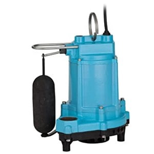Little Giant Sump Pump Model 506804 0.33 horse power Cast Iron Housign Thermoplastic Base Automatic Vertical Float Submersible Sump Pump